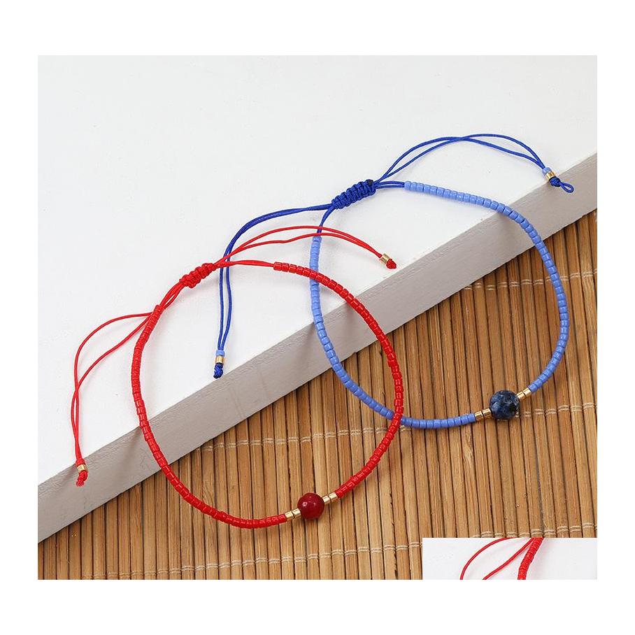 Link Chain Handmade Weave Seed Beaded Bracelet For Women Bohemian Ethnic Natural Stone Beads Adjustable Braided Rope Bracelets With Otb6U
Link Chain Handmade Weave Seed Beaded Bracelet For Women Bohemian Ethnic Natural Stone Beads Adjustable Braided Rope Bracelets With Otb6U