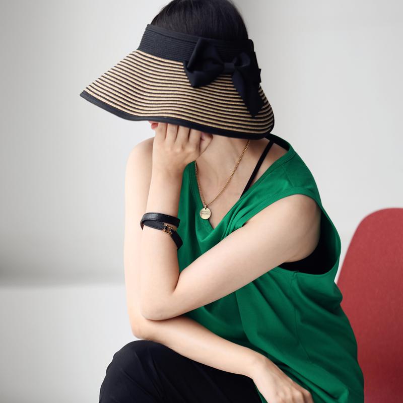 Wide Brim Hats A3628C Elegant Summer Outing Sun Shade Protection Bow Hair Hoop Straw HatWide, Black
Wide Brim Hats A3628C Elegant Summer Outing Sun Shade Protection Bow Hair Hoop Straw HatWide, Black