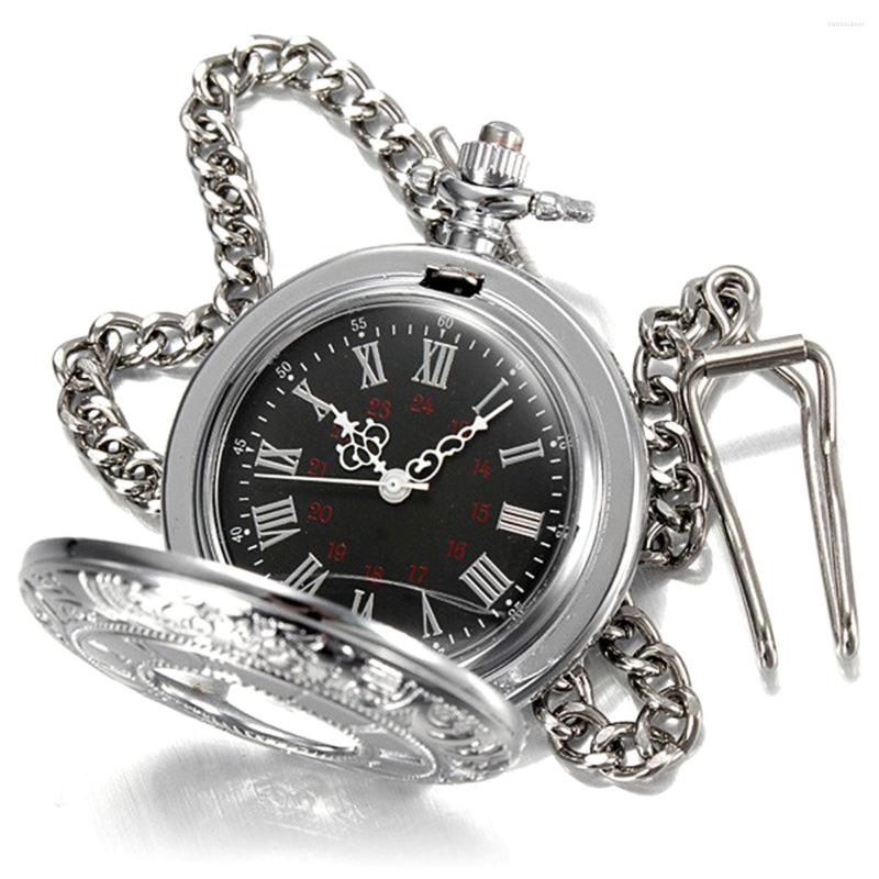 Pocket Watches Vintage Pendant Hollow Men Women Watch Retro Roman Numerals Silver Color Quartz Necklace Chain Pocketwatch Birthday Gift, Picture shown
Pocket Watches Vintage Pendant Hollow Men Women Watch Retro Roman Numerals Silver Color Quartz Necklace Chain Pocketwatch Birthday Gift, Picture shown