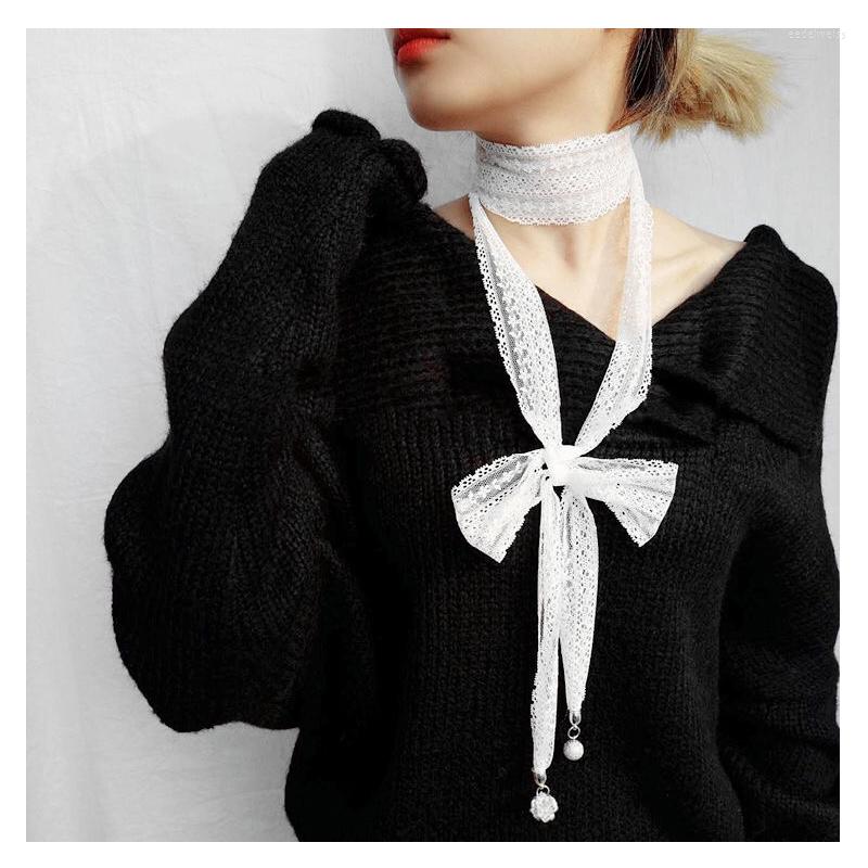 Scarves Fashion Lack Neckerchiefs For Women Solid Lace Tassels Hair Bandage Choice Women's Party Scarf Small Long Belt Tie Scarfs
Scarves Fashion Lack Neckerchiefs For Women Solid Lace Tassels Hair Bandage Choice Women's Party Scarf Small Long Belt Tie Scarfs