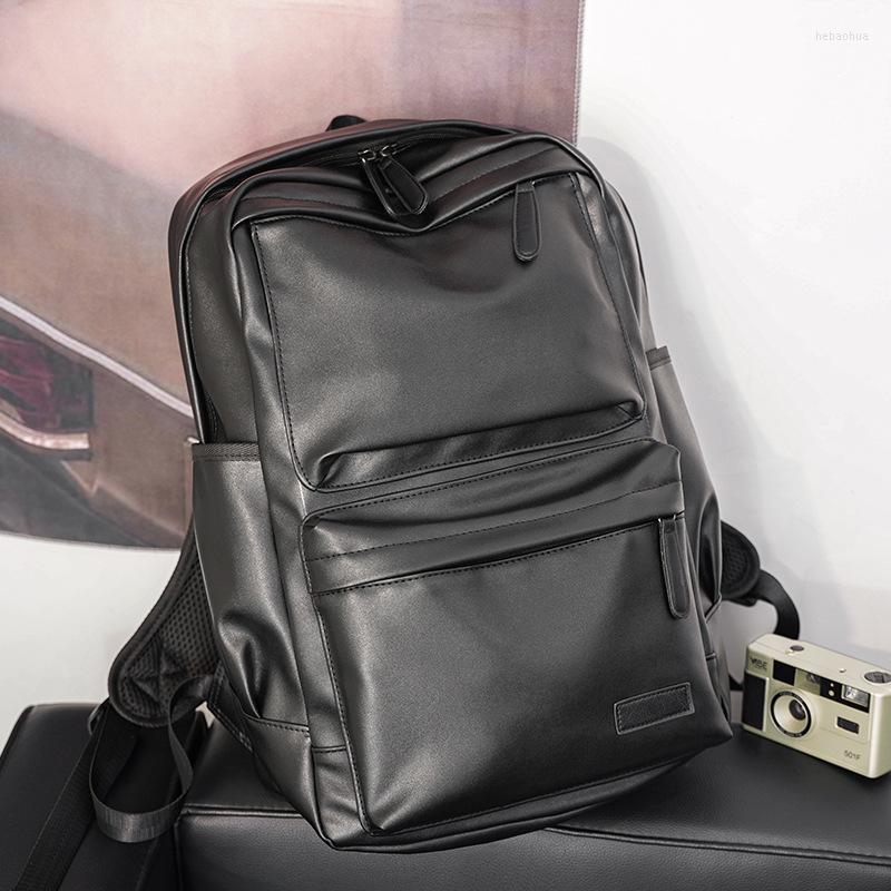 Backpack Fashion Korean Style Men's Large-capacity Solid Men Soft Leather Laptop Bag Casual Travel School, Crossbody bag
Backpack Fashion Korean Style Men's Large-capacity Solid Men Soft Leather Laptop Bag Casual Travel School, Crossbody bag