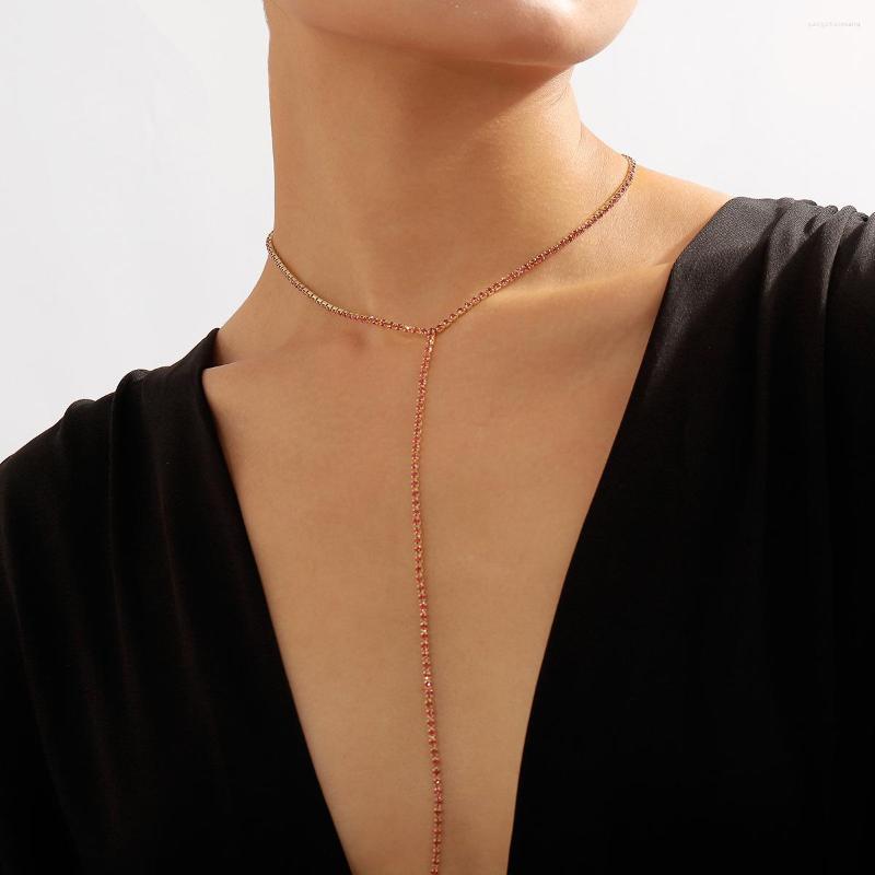 Choker Ins Fashion Rhinestone Y Shape Necklace For Women Crystal Tassel Long Wedding Party Jewelry
Choker Ins Fashion Rhinestone Y Shape Necklace For Women Crystal Tassel Long Wedding Party Jewelry