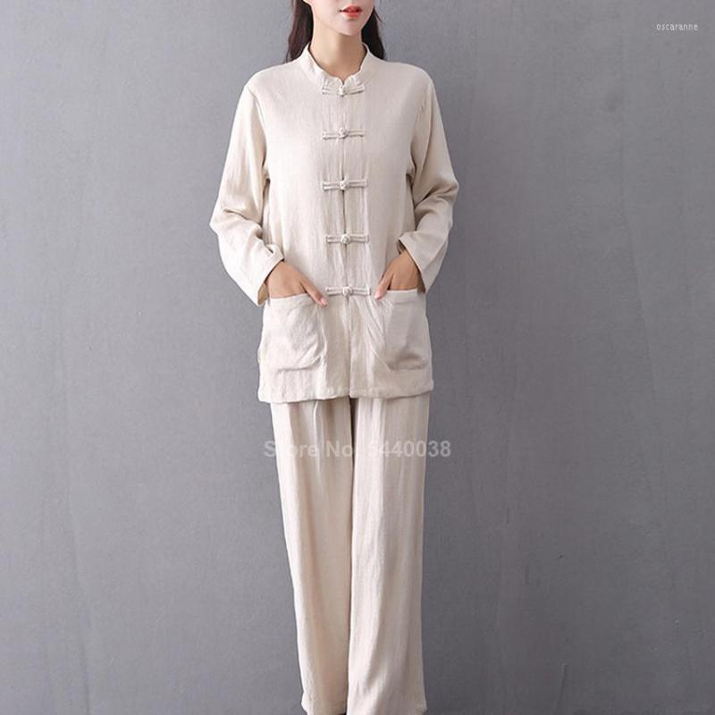 Ethnic Clothing Cotton Linen Traditional Chinese Tops For Women Vintage Tang Suit Tai Chi Uniform Long Sleeve Jacket Trousers Kungfu
Ethnic Clothing Cotton Linen Traditional Chinese Tops For Women Vintage Tang Suit Tai Chi Uniform Long Sleeve Jacket Trousers Kungfu