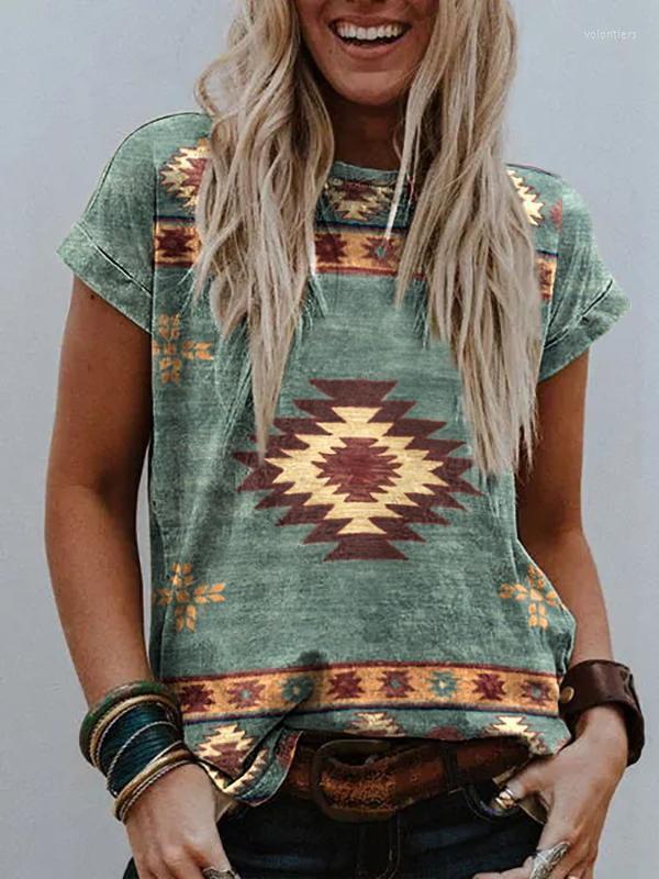 Women' T Shirts 2023 Independent Station Summer Urban Casual Round Neck Print Short-sleeved Loose Western Style Women' T-shirt
Women' T Shirts 2023 Independent Station Summer Urban Casual Round Neck Print Short-sleeved Loose Western Style Women' T-shirt