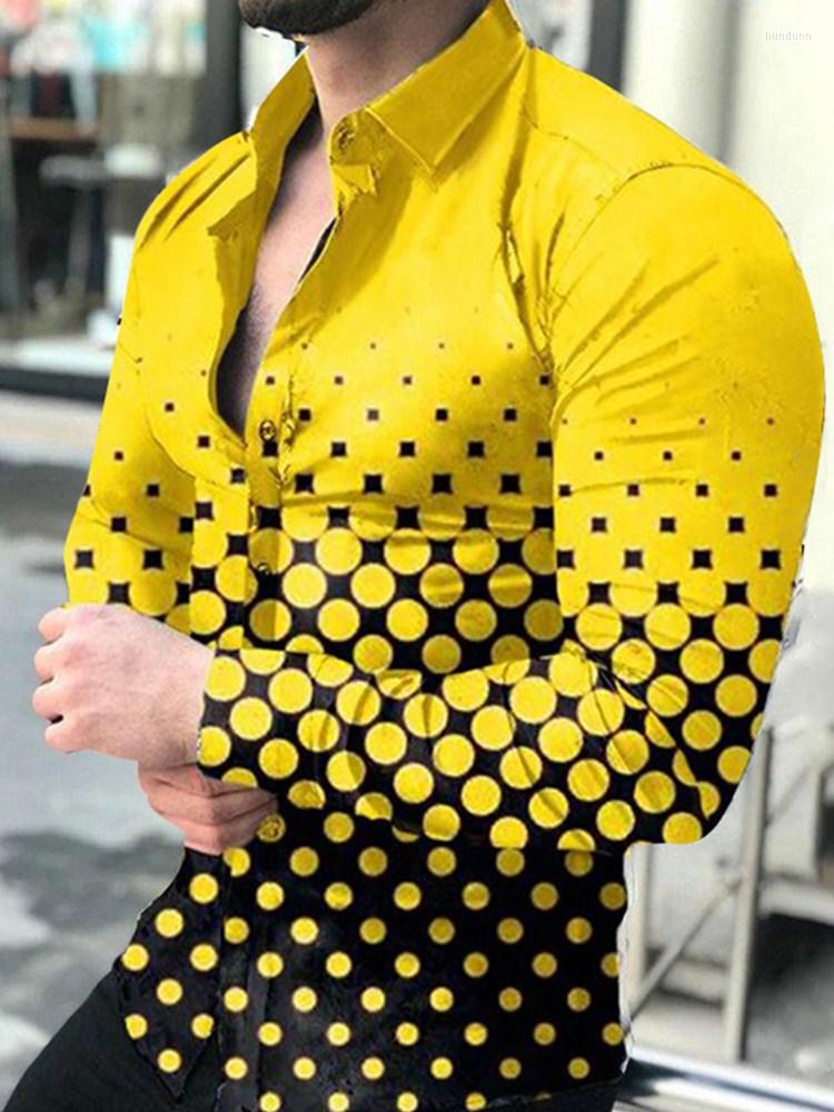 Men's Casual Shirts High Quality Autumn Men's Gradient Polka Dot Pattern Streetwear Cardigan High-End Long Sleeve Dress Shirt, Cs-976
Men's Casual Shirts High Quality Autumn Men's Gradient Polka Dot Pattern Streetwear Cardigan High-End Long Sleeve Dress Shirt, Cs-976