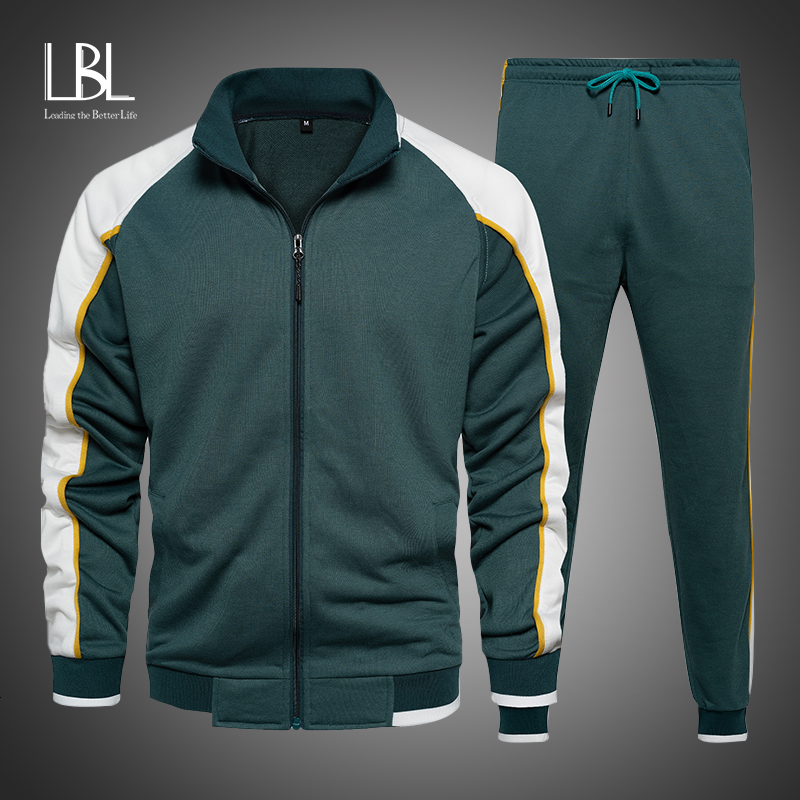 Men' Tracksuits Casual Tracksuit Men Autumn Zipper JacketsPants Suits 2 Pieces Sets Male Slim Sportswear Fashion 2PCS Streetwear 230202, Black tz48
Men' Tracksuits Casual Tracksuit Men Autumn Zipper JacketsPants Suits 2 Pieces Sets Male Slim Sportswear Fashion 2PCS Streetwear 230202, Black tz48