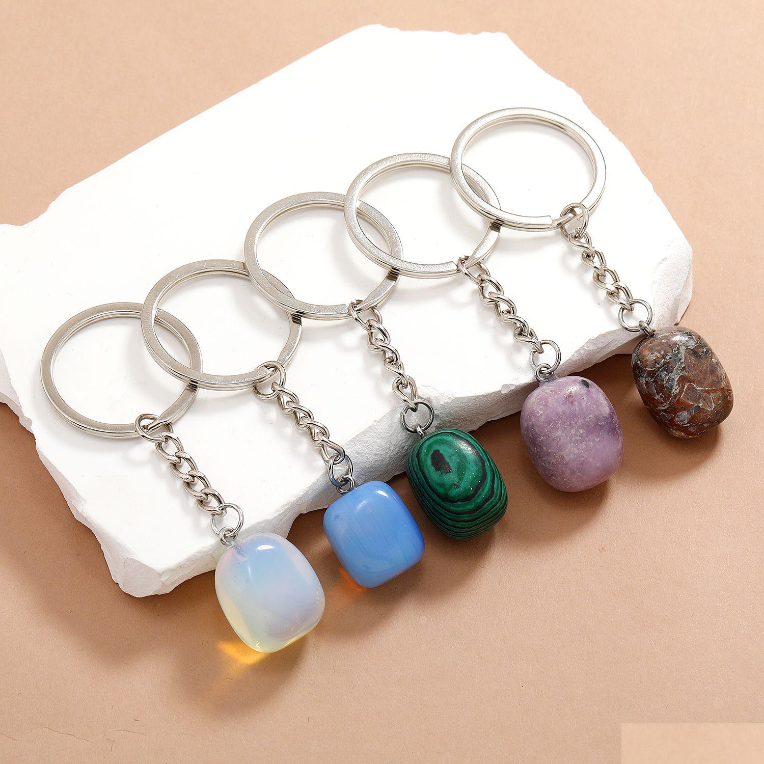 Keychains Lanyards Irregar Ellipse Crystal Opal Natural Stone Key Rings Square Gem Charms Healing Keyrings For Women Men D Dhgarden Dhrwu
Keychains Lanyards Irregar Ellipse Crystal Opal Natural Stone Key Rings Square Gem Charms Healing Keyrings For Women Men D Dhgarden Dhrwu