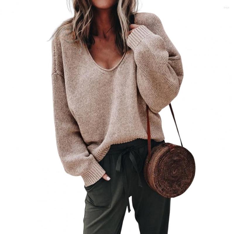 Women's Sweaters Coldproof Skin-Touch Solid Color Loose Fit Pullover Sweater Top For Party, Khaki
Women's Sweaters Coldproof Skin-Touch Solid Color Loose Fit Pullover Sweater Top For Party, Khaki