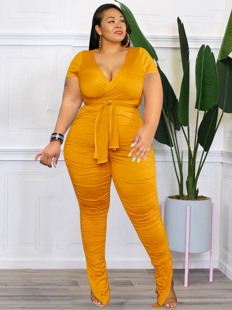 Tracksuits ZJFZML ZZ Plus Size Two Piece Sets Women's Costumes 2023 Elegant Fashion Deep V Neck Short Sleeve Tops And Pleated Split, Black
Tracksuits ZJFZML ZZ Plus Size Two Piece Sets Women's Costumes 2023 Elegant Fashion Deep V Neck Short Sleeve Tops And Pleated Split, Black