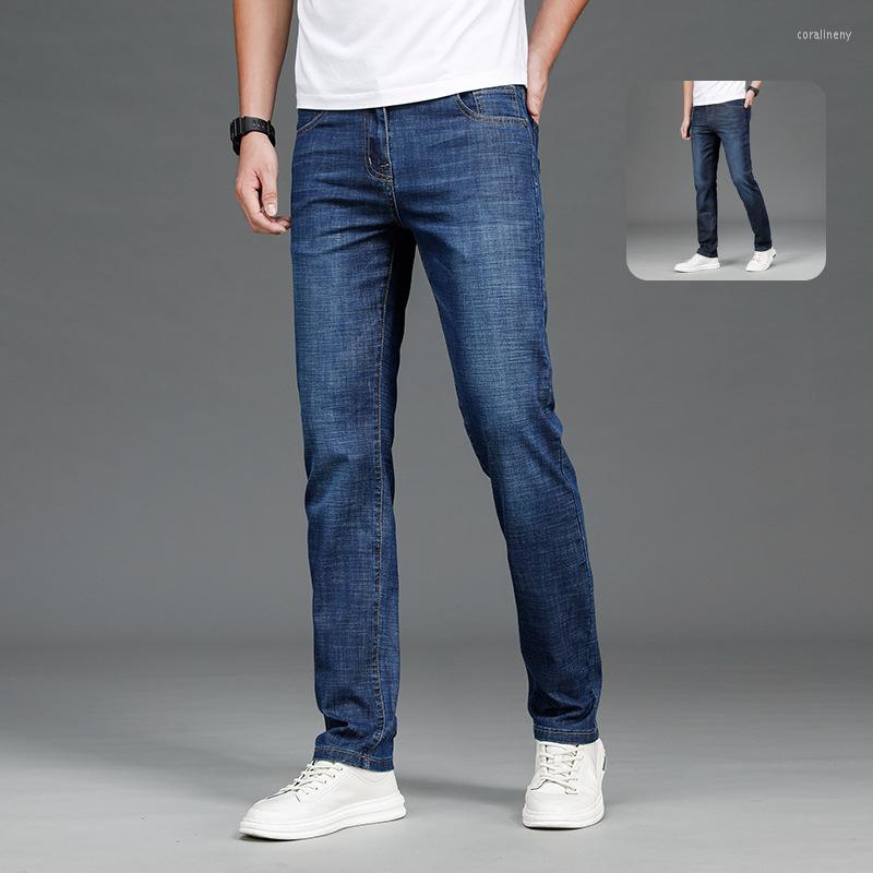 Men's Jeans 2023 Summer Thin Casual Mid Waist Straight Tube Cotton Elastic Pants Slim Fit Blue Denim Oversize, Light blue
Men's Jeans 2023 Summer Thin Casual Mid Waist Straight Tube Cotton Elastic Pants Slim Fit Blue Denim Oversize, Light blue