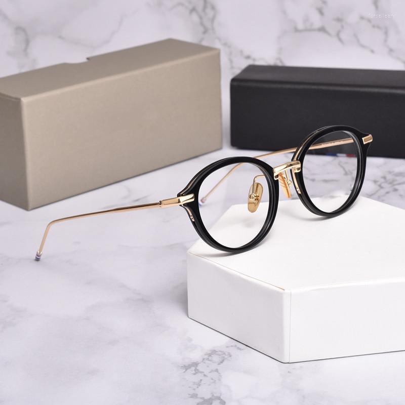 Sunglasses Frames Fashion Acetate Alloy Eyeglasses Round Frame Women Optical Eyewear Replaceable Lens Prescription Vintage Glasses Men With
Sunglasses Frames Fashion Acetate Alloy Eyeglasses Round Frame Women Optical Eyewear Replaceable Lens Prescription Vintage Glasses Men With