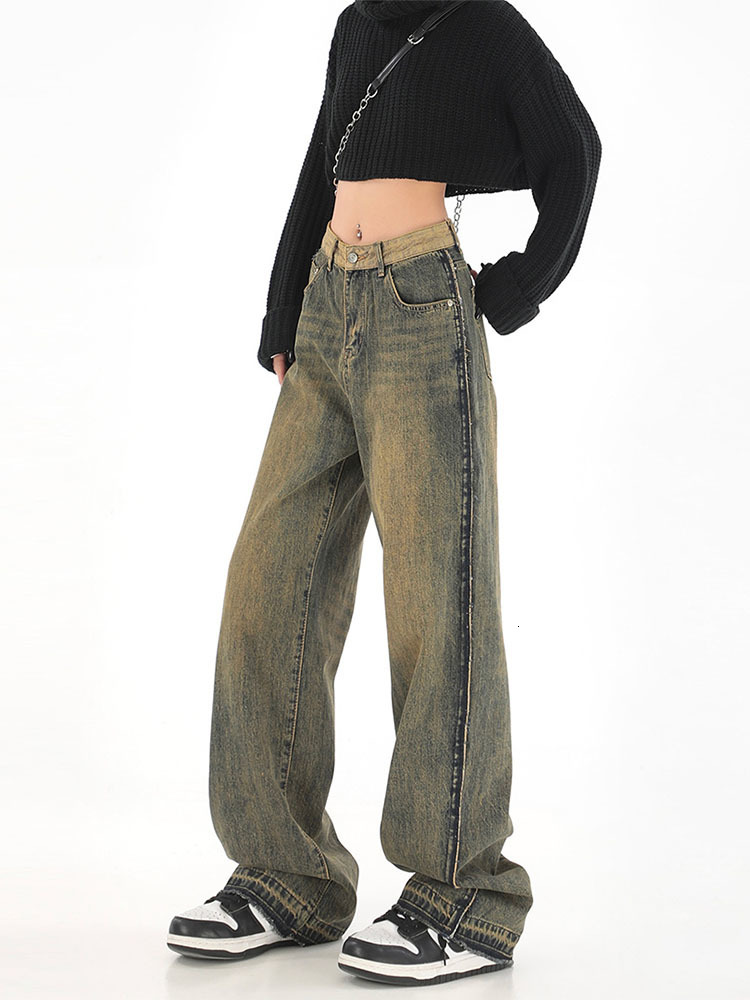 Women's Jeans Retro Wash Gradient Harajuku Jean Trousers Autumn Winter High Waist Ladies Denim Pants American Style Vintage 230202, Blue
Women's Jeans Retro Wash Gradient Harajuku Jean Trousers Autumn Winter High Waist Ladies Denim Pants American Style Vintage 230202, Blue