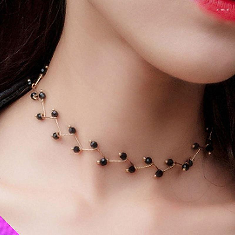 Choker Black Crystal Clavicle Necklace Ladies Girl Sweet Romantic Jewelry Gift Summer 2023
Choker Black Crystal Clavicle Necklace Ladies Girl Sweet Romantic Jewelry Gift Summer 2023