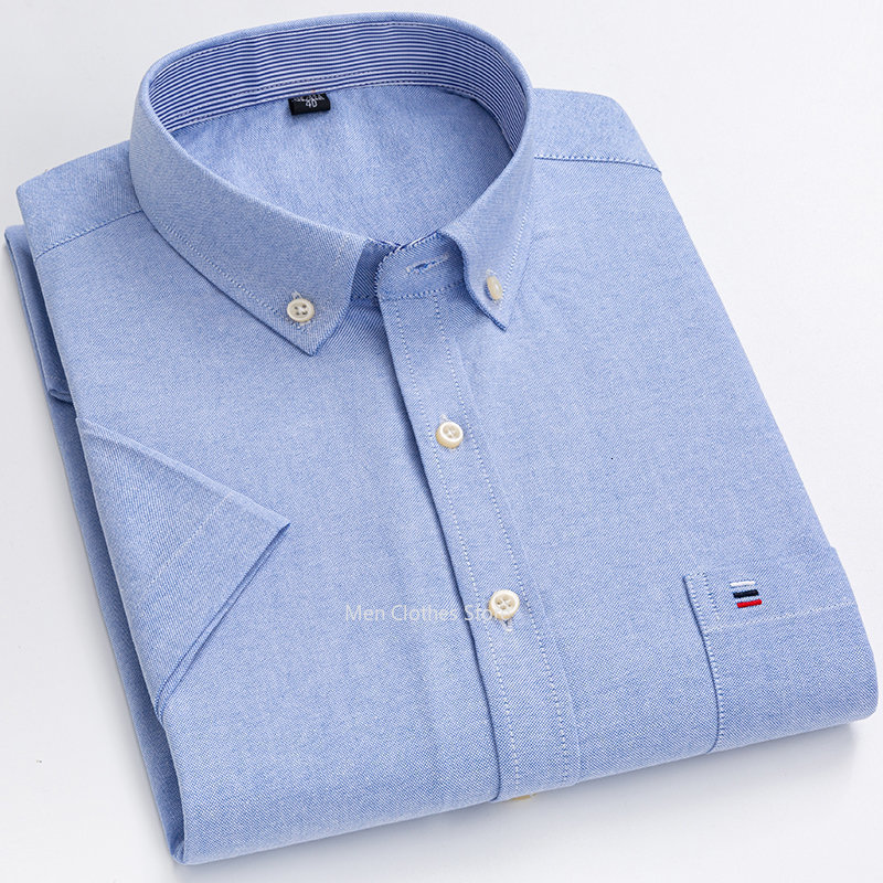 Men's Casual Shirts Oxford Short Sleeve Square Collar Soild Plaid Striped Summer Single Pocket Comfortable Cotton Shirt 230202, D501
Men's Casual Shirts Oxford Short Sleeve Square Collar Soild Plaid Striped Summer Single Pocket Comfortable Cotton Shirt 230202, D501
