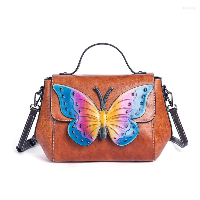 Evening Bags YourSeason Women Retro Shoulder Crossbody Genuine Leather Ladies Handmade Versatile Butterfly Handbag Natural Real Cowhide, Brown
Evening Bags YourSeason Women Retro Shoulder Crossbody Genuine Leather Ladies Handmade Versatile Butterfly Handbag Natural Real Cowhide, Brown