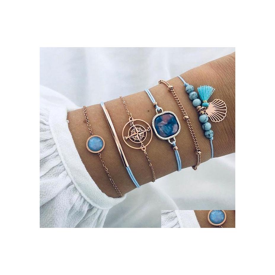 Charm Bracelets Fashion Jewelry Vintage Bracelet Set Geometric Compass Tassel Beads Chain 6Pcs/Set Drop Delivery Dhb1S
Charm Bracelets Fashion Jewelry Vintage Bracelet Set Geometric Compass Tassel Beads Chain 6Pcs/Set Drop Delivery Dhb1S