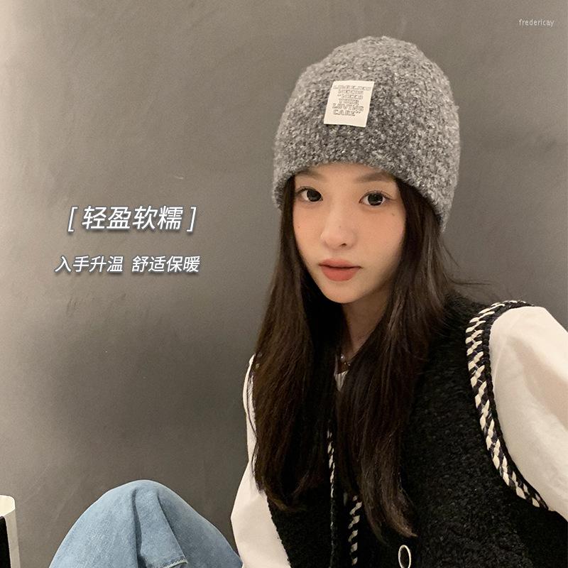 Berets Thicker Grey Knit Hat Ladies Winter Big Head Bib Baggy Pullover Skuilles Cold Street Korean Version Student Beanie
Berets Thicker Grey Knit Hat Ladies Winter Big Head Bib Baggy Pullover Skuilles Cold Street Korean Version Student Beanie