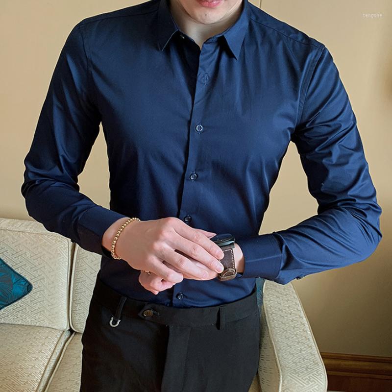 Men's Casual Shirts The Four Seasons Men's Long-sleeved Shirt Cotton Non-iron Comfortable Slim Business Fit Fashion Solid Color
Men's Casual Shirts The Four Seasons Men's Long-sleeved Shirt Cotton Non-iron Comfortable Slim Business Fit Fashion Solid Color