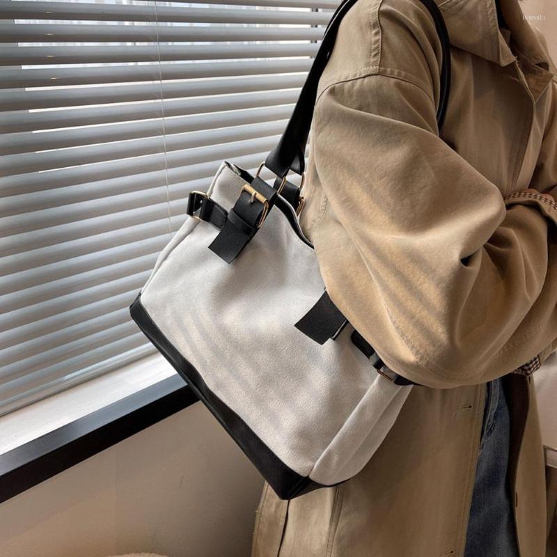 Evening Bags YIXIAO Retro Fashion Women's Canvas Shoulder Bag Large Capacity Casual Shopping For Female Street Grocery Handbag Daily, Black
Evening Bags YIXIAO Retro Fashion Women's Canvas Shoulder Bag Large Capacity Casual Shopping For Female Street Grocery Handbag Daily, Black