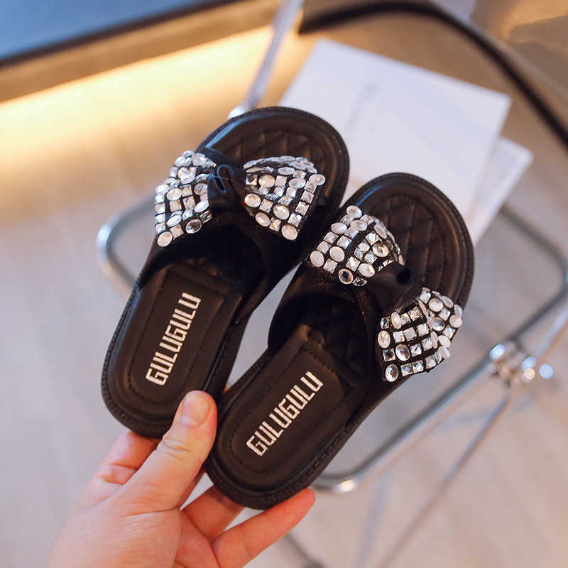 Slipper Kids Girls Bow Rhinestone Sweet Casual Open Toe Outdoor Slippers 2022 Spring New Breathable Non-slip Children Fashion Flats PU 0203, Beige
Slipper Kids Girls Bow Rhinestone Sweet Casual Open Toe Outdoor Slippers 2022 Spring New Breathable Non-slip Children Fashion Flats PU 0203, Beige