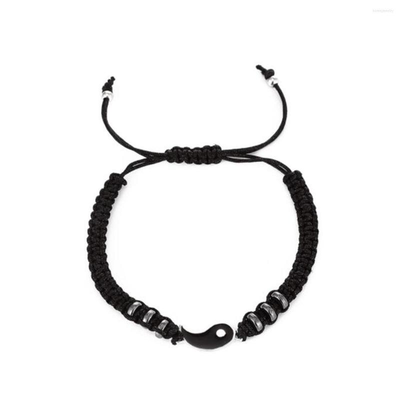 Strand Charm Black White Yin Yang Tai Chi Pendant Bracelet Adjustable Braided Rope Chain For Women Men Couple Jewelry Gifts
Strand Charm Black White Yin Yang Tai Chi Pendant Bracelet Adjustable Braided Rope Chain For Women Men Couple Jewelry Gifts