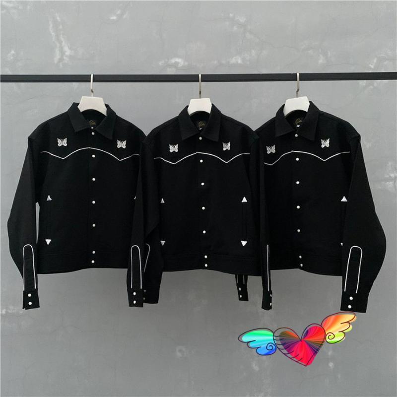 Men' Jackets 2023 Needles Jacket Men Women 1:1 Quality White Butterfly Embroidery Logo AWGE Coats Heavy Material, Black
Men' Jackets 2023 Needles Jacket Men Women 1:1 Quality White Butterfly Embroidery Logo AWGE Coats Heavy Material, Black