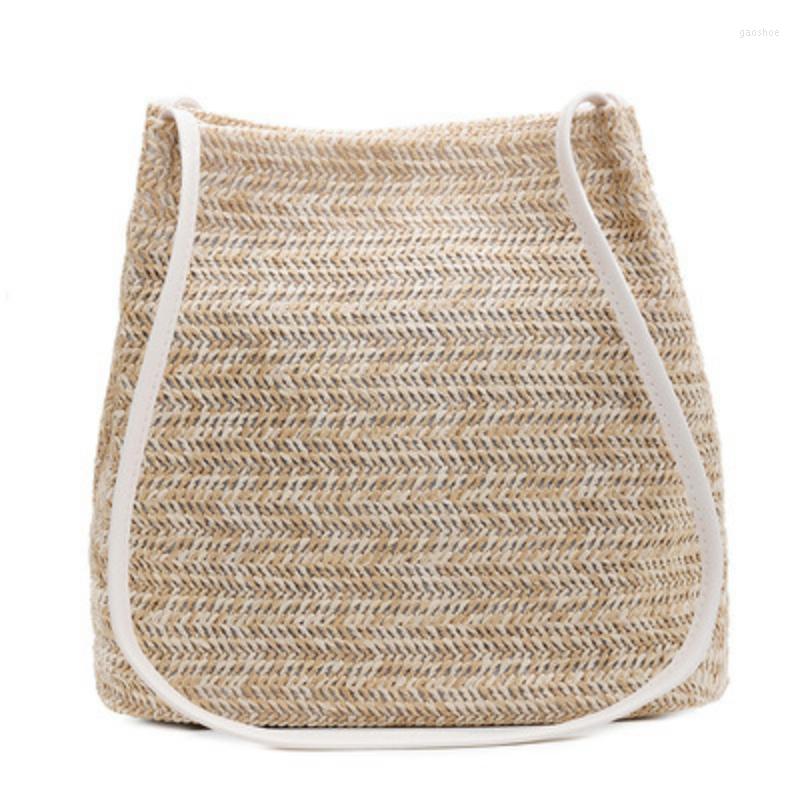 Evening Bags Women's Straw Bucket Shoulder Handbags Retro Summer Beach Ladies Soft Shopping, Coffee
Evening Bags Women's Straw Bucket Shoulder Handbags Retro Summer Beach Ladies Soft Shopping, Coffee