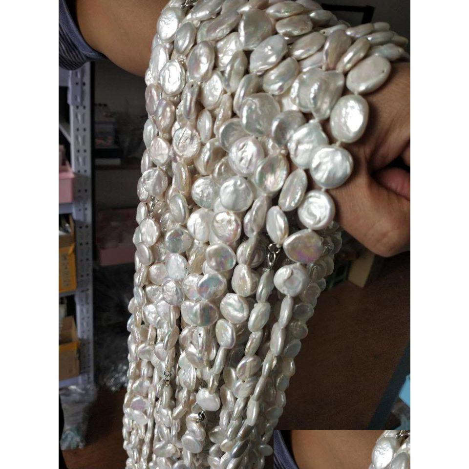 Pendant Necklaces Long Size 44 Inches Natural Freshwater Ctured Pearl Necklace White Coin 15Mm Faishon Jewelry Drop Delivery Pendants Dhgru
Pendant Necklaces Long Size 44 Inches Natural Freshwater Ctured Pearl Necklace White Coin 15Mm Faishon Jewelry Drop Delivery Pendants Dhgru