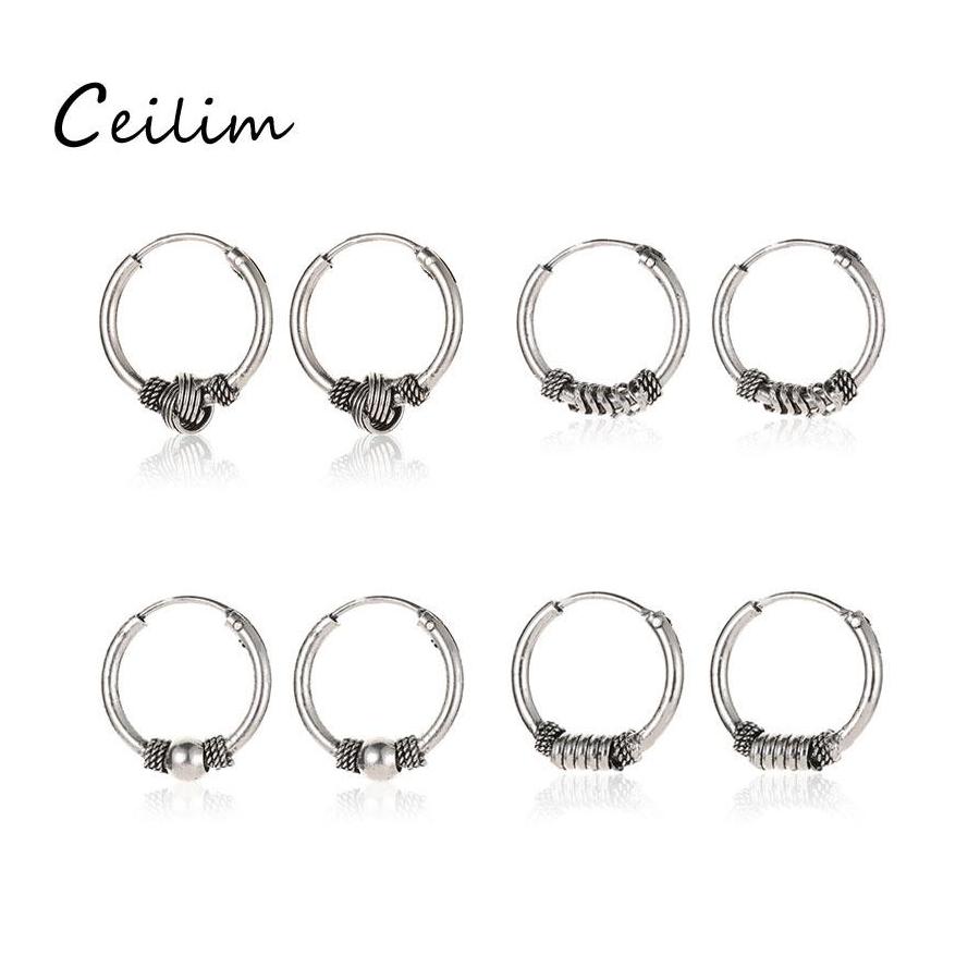 Hoop Huggie Punk Vintage Circle Earrings Female Knotted Ancient Sier Round Ear Ring For Women Men Wholesale Jewelry Drop Delivery Otzrg
Hoop Huggie Punk Vintage Circle Earrings Female Knotted Ancient Sier Round Ear Ring For Women Men Wholesale Jewelry Drop Delivery Otzrg