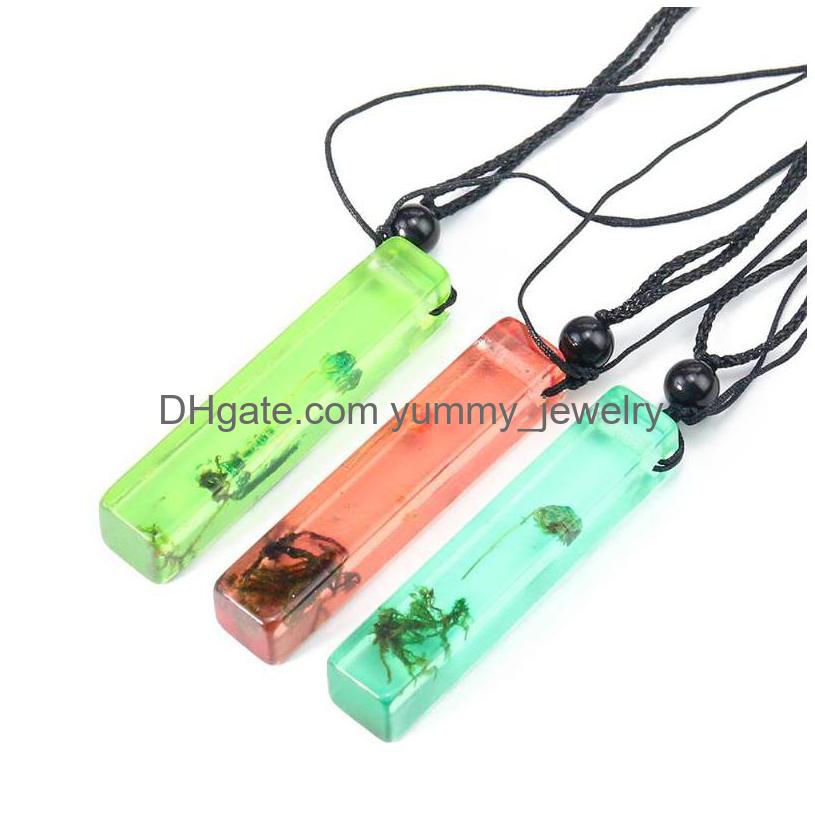 Pendant Necklaces Resin Flower Necklace Solidified Time Sweater Bag Choker Woven Rope Chain Fashion Charms Jewelry For Women Drop De Dhi7A
Pendant Necklaces Resin Flower Necklace Solidified Time Sweater Bag Choker Woven Rope Chain Fashion Charms Jewelry For Women Drop De Dhi7A