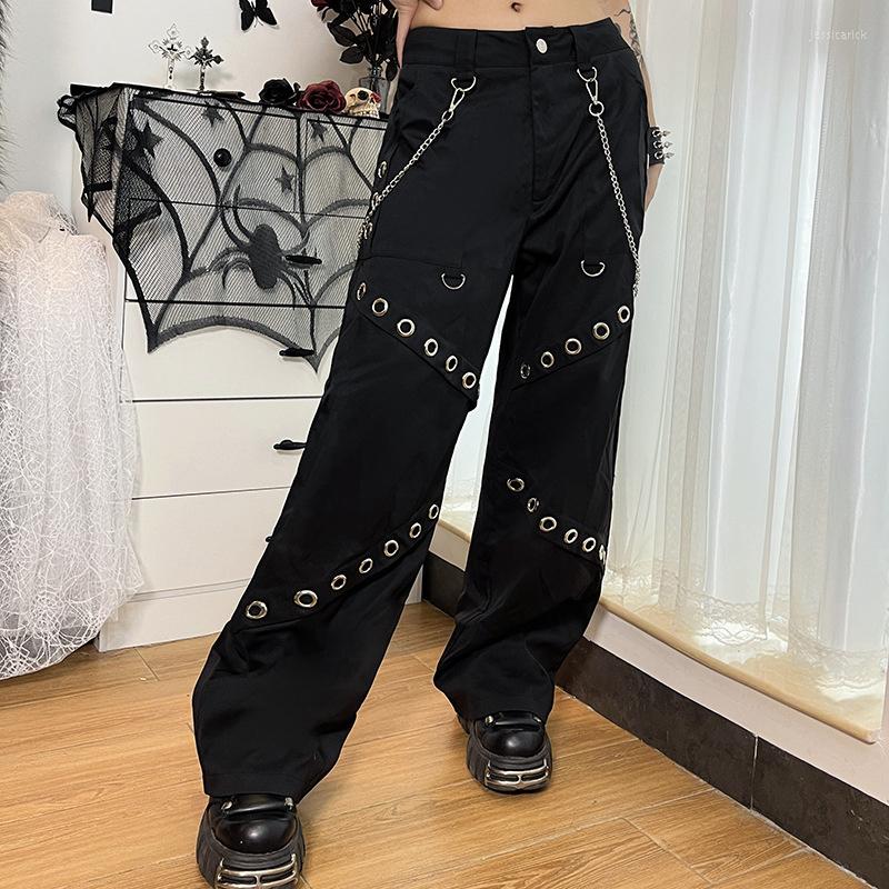 Women' Pants Workout High Street Loose Women' Chain Straight Casual Waist Joggers Overalls Wide Leg Harajuku Trousers, Black
Women' Pants Workout High Street Loose Women' Chain Straight Casual Waist Joggers Overalls Wide Leg Harajuku Trousers, Black