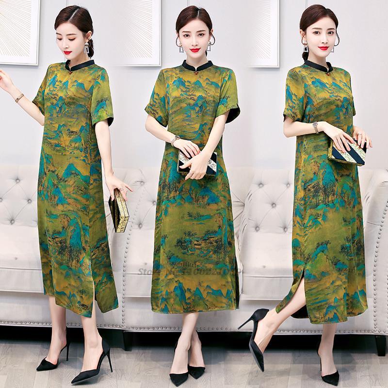 Ethnic Clothing Chinese Dress Qipao Vintage Cheongsam Female Oriental Women Evening Elegant Party QipaoEthnic
Ethnic Clothing Chinese Dress Qipao Vintage Cheongsam Female Oriental Women Evening Elegant Party QipaoEthnic