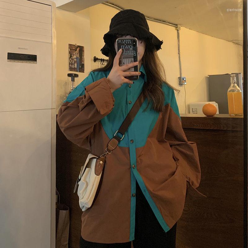 Women's Blouses DUOFAN Spring Thin Button Patchwork Turn-down Collar Loose Streetwear Casual Women's Clothing Simplicity Neutral Tops, Black
Women's Blouses DUOFAN Spring Thin Button Patchwork Turn-down Collar Loose Streetwear Casual Women's Clothing Simplicity Neutral Tops, Black