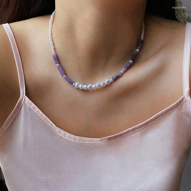 Choker Korean Fashion Purple Cute Beads Chain Necklace For Women Baroque Simulated Pearls Beaded Collar Boho Jewelry
Choker Korean Fashion Purple Cute Beads Chain Necklace For Women Baroque Simulated Pearls Beaded Collar Boho Jewelry