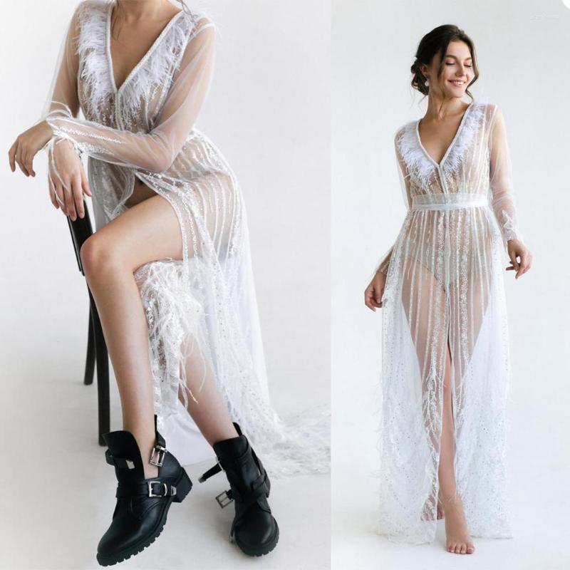 Women's Sleepwear Elegant Women Sexy Bathrobe Lace V Neck Long Sleeve Custom Made Pregnant Beaded Pajamas Po Shoot Party Prom Gown, Fuchsia
Women's Sleepwear Elegant Women Sexy Bathrobe Lace V Neck Long Sleeve Custom Made Pregnant Beaded Pajamas Po Shoot Party Prom Gown, Fuchsia