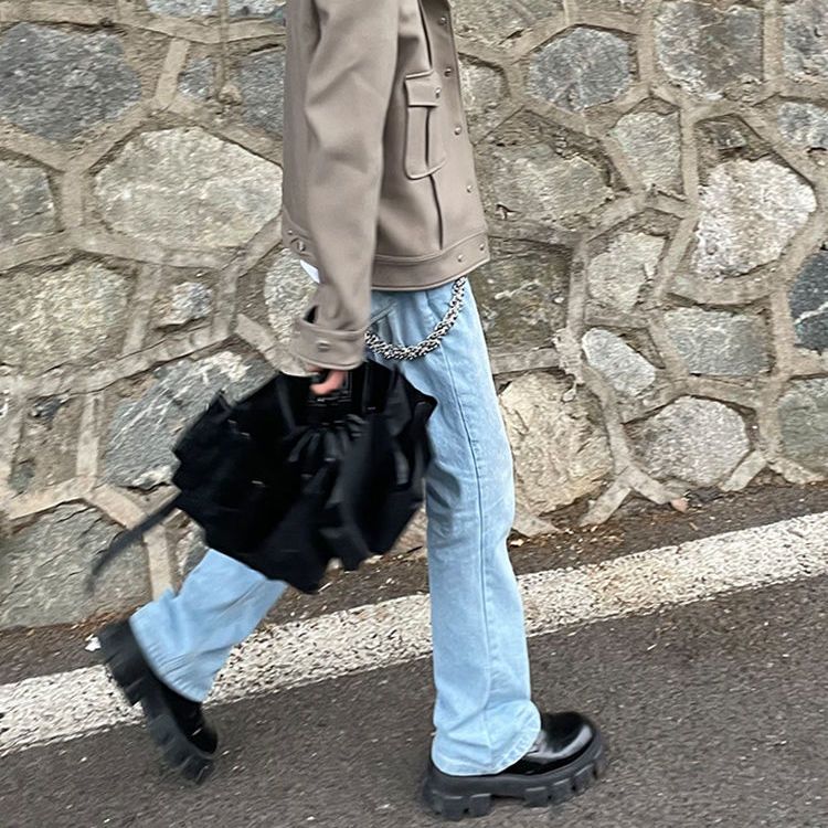 Mens Jeans For Guys Slim Fit Skinny Man Pants Wearing Biker Denim Motorcycle Trendy Long Straight Hip Hop vujade kenjima, Blue
Mens Jeans For Guys Slim Fit Skinny Man Pants Wearing Biker Denim Motorcycle Trendy Long Straight Hip Hop vujade kenjima, Blue