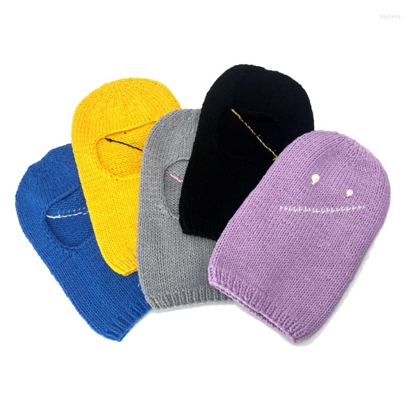 Berets Elastic Windproof Winter Hat Smile Pattern Knitted Hats For Adult Kids Keep Ear Warm Fluffy Cold Weather Supplies, Black
Berets Elastic Windproof Winter Hat Smile Pattern Knitted Hats For Adult Kids Keep Ear Warm Fluffy Cold Weather Supplies, Black
