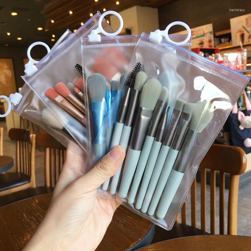 Makeup Brushes 8Pcs Mini Protable Set Professional Cosmetic Foundation Powder Eye Shadow Blending For Beauty Tool
Makeup Brushes 8Pcs Mini Protable Set Professional Cosmetic Foundation Powder Eye Shadow Blending For Beauty Tool