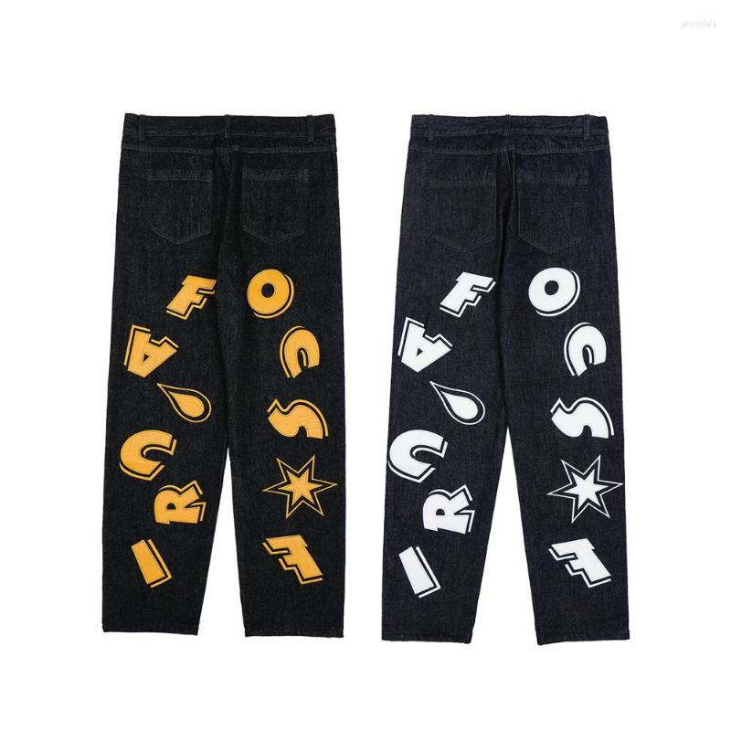 Men's Jeans 2023 Vibe Style Letter Star Embroidery Streetwear Men Hip Hop Casual Trousers Straight Baggy Denim Fashion Pantalones, Black
Men's Jeans 2023 Vibe Style Letter Star Embroidery Streetwear Men Hip Hop Casual Trousers Straight Baggy Denim Fashion Pantalones, Black