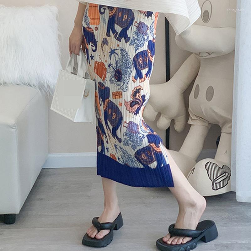 Skirts Printed Skirt Women's Summer Floral Medium Long Back Split A-line Versatile Casual Cotton Straight Mid-Calf Empire, 44
Skirts Printed Skirt Women's Summer Floral Medium Long Back Split A-line Versatile Casual Cotton Straight Mid-Calf Empire, 44