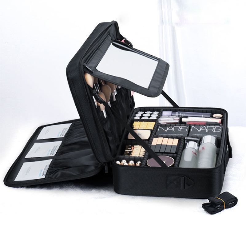 Cosmetic Bags Cases Waterproof Make Up Bag Beautician Toiletry Makeup Case Female Portable Travel Cosmetic Case For Brushes Cosmetic Bag With Mirror 230203, Red mini
Cosmetic Bags Cases Waterproof Make Up Bag Beautician Toiletry Makeup Case Female Portable Travel Cosmetic Case For Brushes Cosmetic Bag With Mirror 230203, Red mini