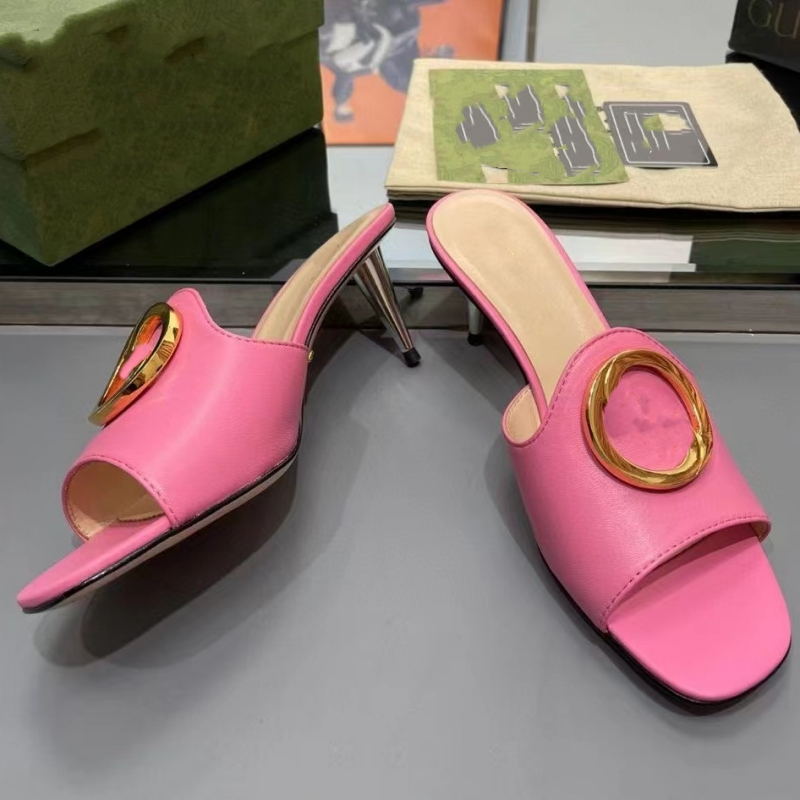 Sandals high heels beach shoes 7.5CM luxury designer brand slippers classic womens summer black leather letter slippers sexy slim heels 35-41, White
Sandals high heels beach shoes 7.5CM luxury designer brand slippers classic womens summer black leather letter slippers sexy slim heels 35-41, White
