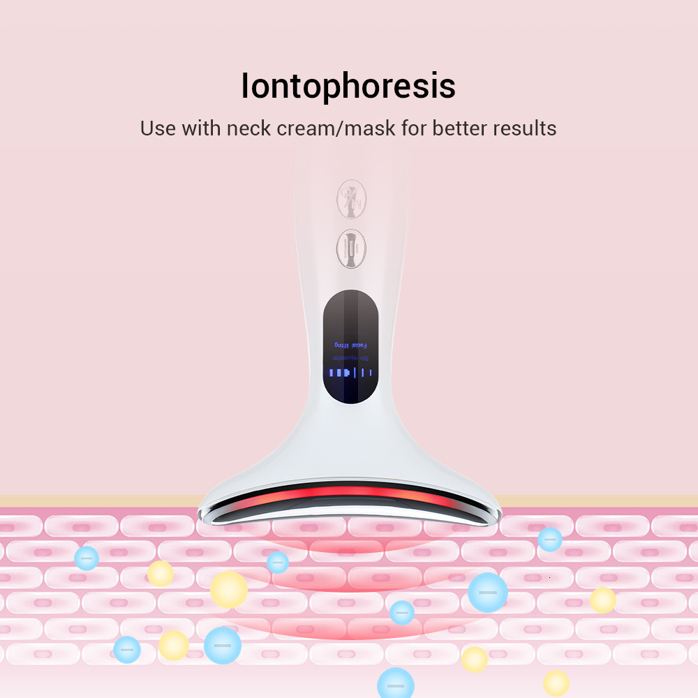 Face Massager EMS Microcurrent Face Neck Beauty Device LED Pon Firming Rejuvenation Anti Wrinkle Thin Double Chin Skin Care Massager 230203