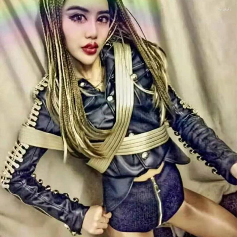 Stage Wear European American Clothing Women Bar Club Performance Suit Nightclub Female Singer Pole Gogo Jazz Dance Clothes DWY6031, Black suit
Stage Wear European American Clothing Women Bar Club Performance Suit Nightclub Female Singer Pole Gogo Jazz Dance Clothes DWY6031, Black suit