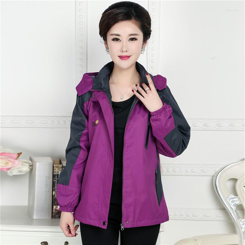 Women's Jackets Female Hooded Windbreakr Zipper Jacket 4Xl Spring Autumn Women Middle-Aged Long Sleeve Sports Coat, Rose red
Women's Jackets Female Hooded Windbreakr Zipper Jacket 4Xl Spring Autumn Women Middle-Aged Long Sleeve Sports Coat, Rose red