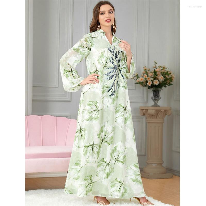Ethnic Clothing Elegant Sequins Print Women Long Dress Evening Party Gown Muslim Kaftan Abayas Moroccan Jalabiya Islamic Clothes Turkey
Ethnic Clothing Elegant Sequins Print Women Long Dress Evening Party Gown Muslim Kaftan Abayas Moroccan Jalabiya Islamic Clothes Turkey