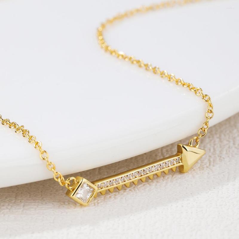 Chains 14K Gold Plated Necklace For Women Man Lucky Love Arrow Pendant Choker Engagement High QualityJewelry
Chains 14K Gold Plated Necklace For Women Man Lucky Love Arrow Pendant Choker Engagement High QualityJewelry
