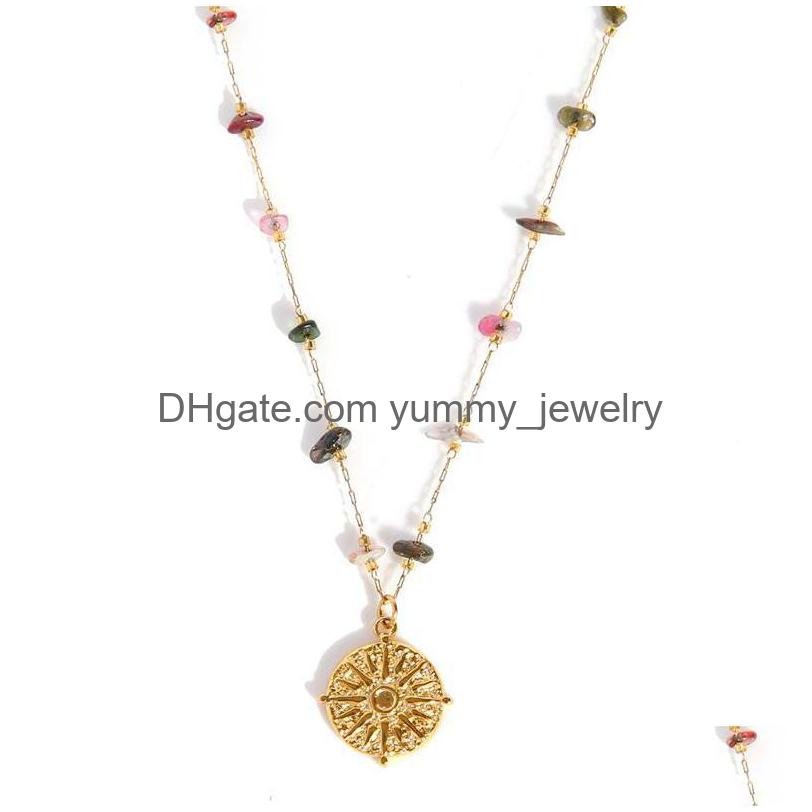 Pendant Necklaces Star Coin Necklace Stainless Steel For Women Gold Color Natural Stone Chain Clavicle Collier De Femmespendant Drop Dh9E5
Pendant Necklaces Star Coin Necklace Stainless Steel For Women Gold Color Natural Stone Chain Clavicle Collier De Femmespendant Drop Dh9E5