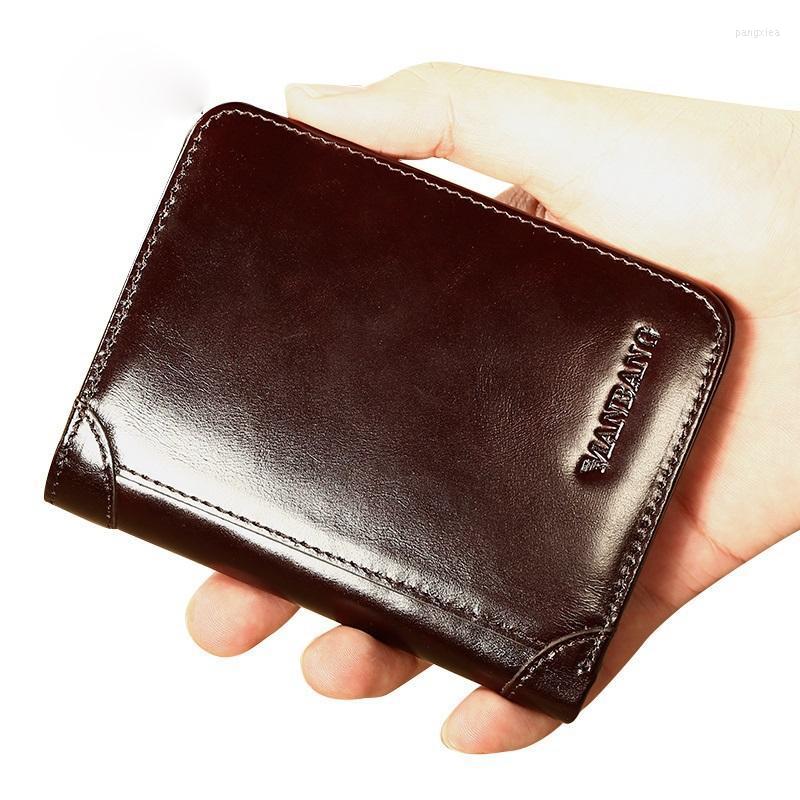 Wallets Male Genuine Leather Men Wallet Credit Business Card Holders Vintage Brown Purses High Quality, Black
Wallets Male Genuine Leather Men Wallet Credit Business Card Holders Vintage Brown Purses High Quality, Black