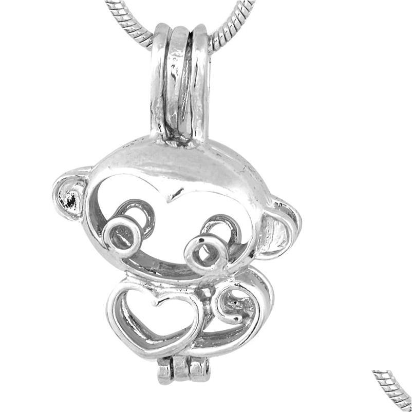 Pendant Necklaces 18Kgb Funny Monkey Pearl Cage For Diy Wish Love Jewelry Good Gift Women P87 Drop Delivery Pendants Dhjty
Pendant Necklaces 18Kgb Funny Monkey Pearl Cage For Diy Wish Love Jewelry Good Gift Women P87 Drop Delivery Pendants Dhjty